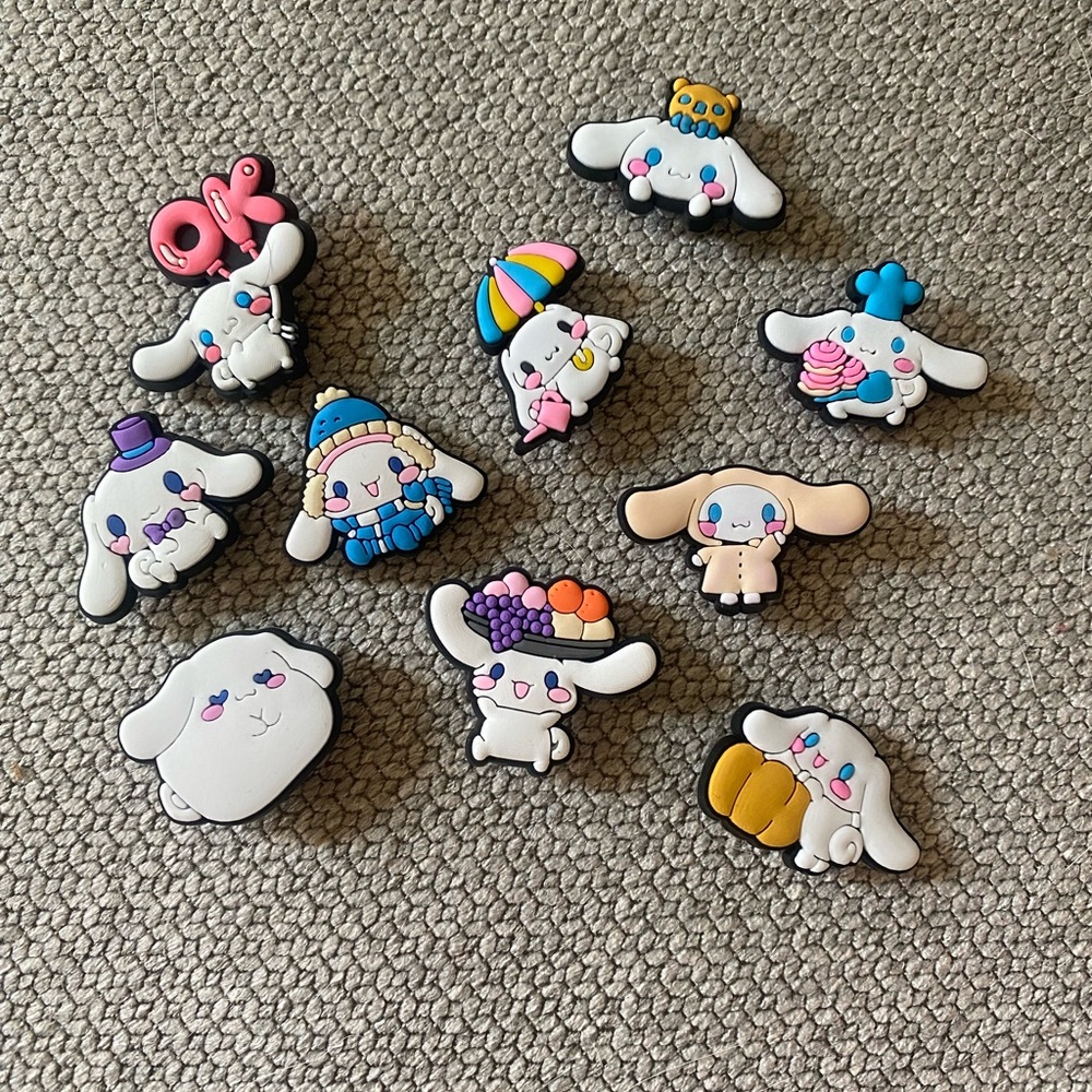Cinnamoroll Croc Charms